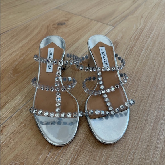 Aquazzura Tequila Block Heel Sandal - Picture 2 of 5